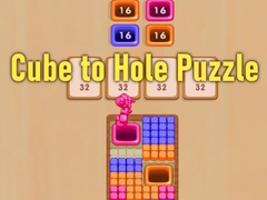 Spiel Cube to Hole Puzzle
