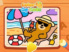 Spiel Color By Code: Chill Bear