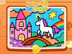 Spiel Color By Code: Rainbow Unicorn