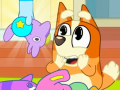 Spiel Jigsaw Puzzle: Bluey Toy Claw Machine