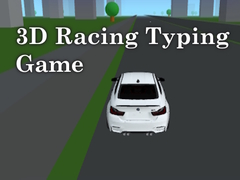 Spiel 3D Racing Typing Game