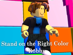 Spiel Stand on the Right Color Robby