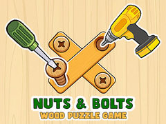 Spiel Nuts & Bolts Wood Puzzle Game
