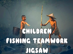 Spiel Children Fishing Teamwork Jigsaw