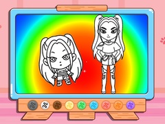 Spiel Coloring Book: Mira Kpop Demon Hunters