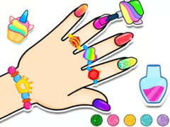 Spiel Coloring Book: Nail Art & Bracelet Diy