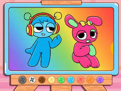 Spiel Coloring Book: Sprunki Pinki & Oren