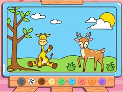 Spiel Coloring Book: Giraffe And Deer