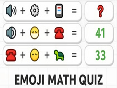 Spiel Emoji Math Quiz