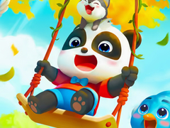 Spiel Jigsaw Puzzle: Baby Panda Autumn Picnic Friends