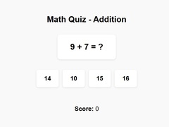 Spiel Math Quiz Addition