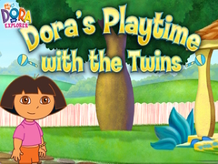 Spiel Dora the Explorer Dora's Playtime with the Twins