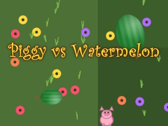 Spiel Piggy vs Watermelon