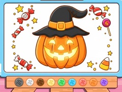 Spiel Coloring Book: Halloween Pumpkin