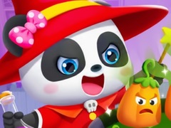 Spiel Jigsaw Puzzle: Baby Panda Pumpkin Pot