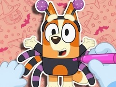 Spiel Coloring Book: Halloween Spooky Bingo & Bluey