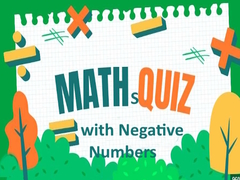 Spiel Maths Quiz with Negative Numbers