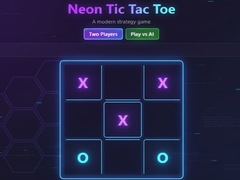 Spiel Neon Tic-Tac-Toe