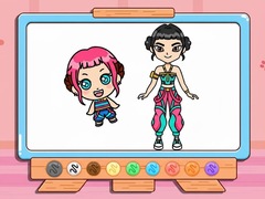 Spiel Coloring Book: Zoey Kpop Demon Hunters