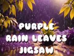 Spiel Purple Rain Leaves Jigsaw
