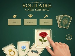 Spiel Solitaire. Card Sorting