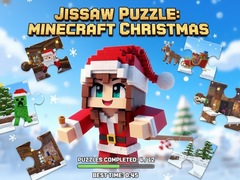 Spiel Jigsaw Puzzle: Minecraft Christmas