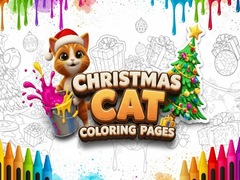Spiel Christmas Cat Coloring Pages