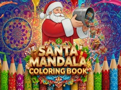Spiel Santa Mandala Coloring Book