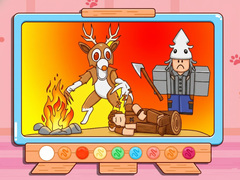 Spiel Coloring Book: 99 Nights In The Forest