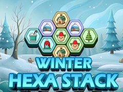Spiel Winter Hexa Stack