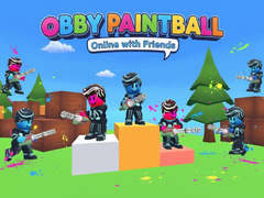 Spiel Obby Paintball: Online with Friends
