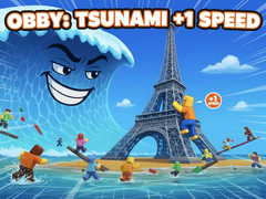 Spiel Obby: Tsunami +1 speed