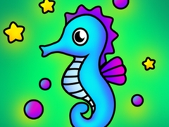 Spiel Seahorse Coloring