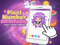 Spiel Pixel Number  DIY Coloring