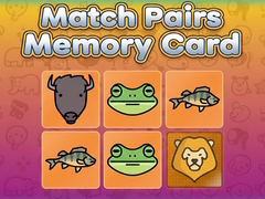 Spiel Match Pairs Memory Card