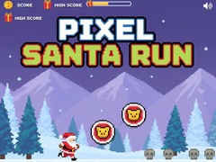 Spiel Pixel Santa Run