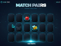 Spiel Match Pairs Memory Challenge