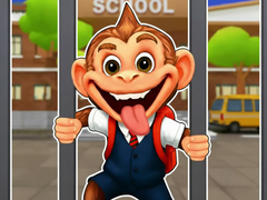 Spiel Jigsaw Puzzle: Monkey Student School Prank
