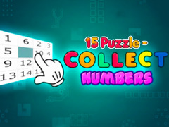 Spiel 15 Puzzle - Collect numbers