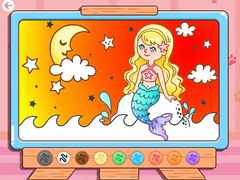 Spiel Coloring Book: Moonlight Mermaid