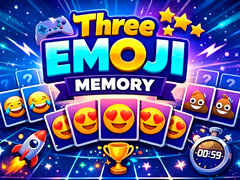 Spiel Three Emoji Memory