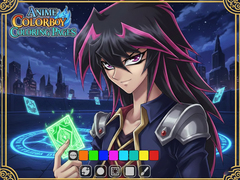 Spiel Anime Boy Coloring Pages