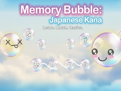 Spiel Memory Bubble: Japanese Kana