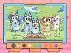 Spiel Coloring Book: Bluey Spy Game Friends