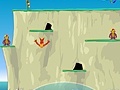 Spiel Jumping Monkey in the water