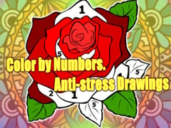 Spiel Color by Numbers. Anti-stress Drawings