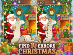 Spiel Find 10 Errors Christmas