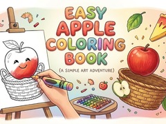 Spiel Easy Apple Coloring Book