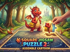 Spiel Square jigsaw Puzzle 2 - Assemble Cartoon