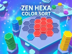 Spiel Zen Hexa Color Sort